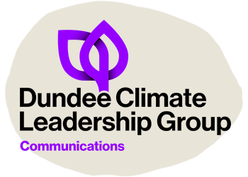 Dundee Climate Leadership Group communications logo