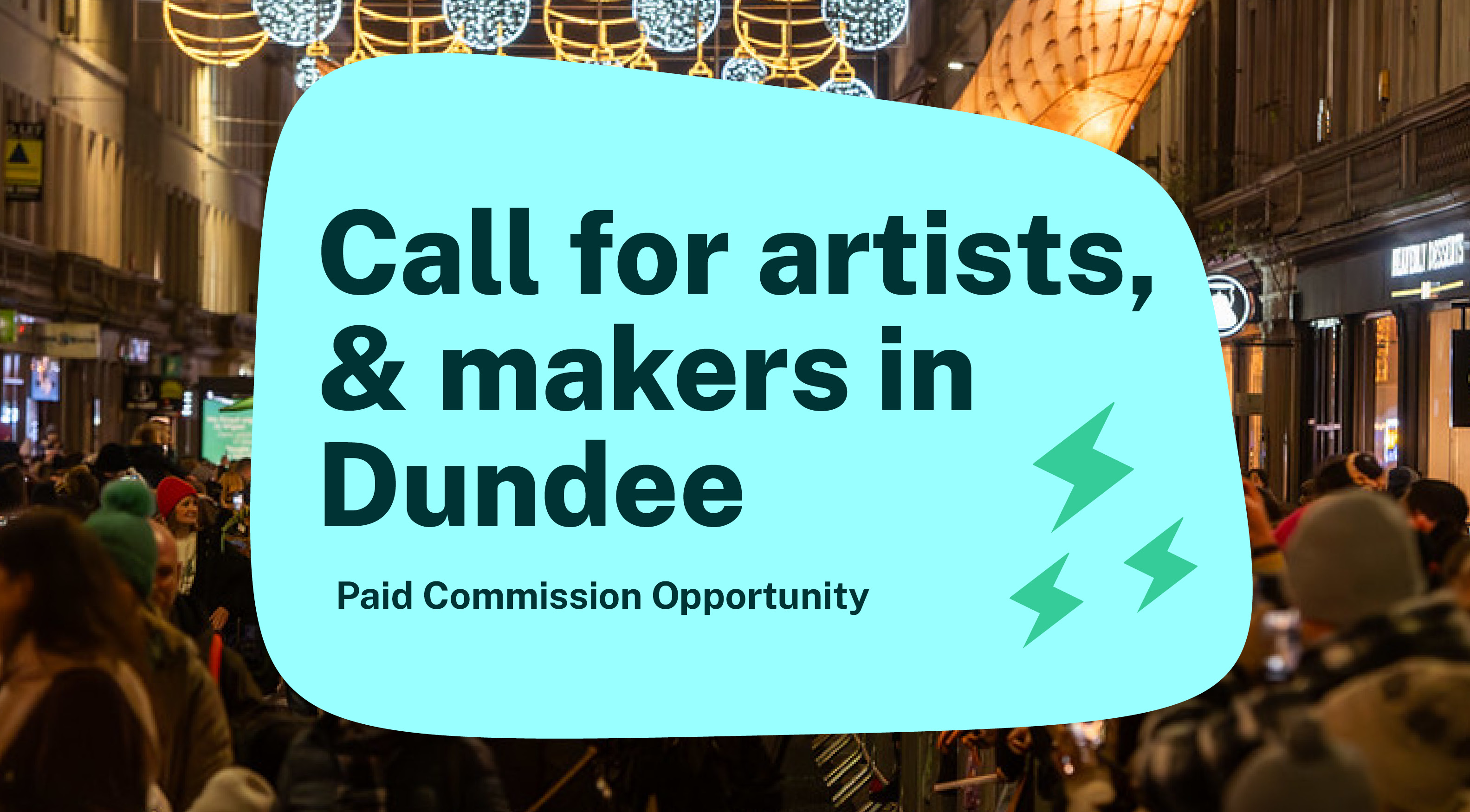 Call for artists & makers in Dundee - paid commission opportunity