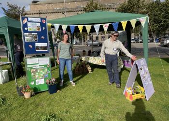 Greenspace Team stall at HubFest
