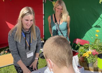 University of Dundee stall at HubFest