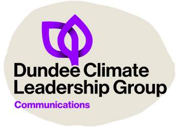 Dundee Climate Leadership Group communications logo