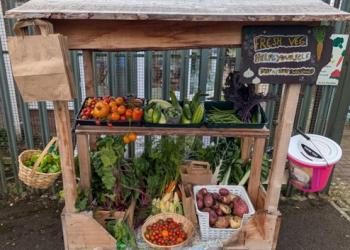 Fresh produce stall