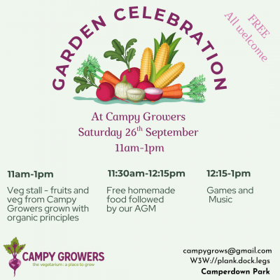 Garden celebration poster