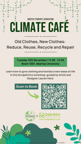 Abertay Climate Cafe Flyer